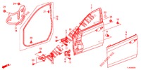VOOR PORTIER PANELEN(2DE)  voor Honda ACCORD TOURER 2.0 ELEGANCE 5 deuren 6-versnellings handgeschakelde versnellingsbak 2013