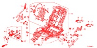 V. ZITTING COMPONENTEN (G.) (HAUTEUR MANUELLE) voor Honda ACCORD TOURER 2.0 ELEGANCE 5 deuren 5-traps automatische versnellingsbak 2013