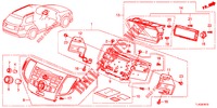 AUDIO UNIT  voor Honda ACCORD TOURER 2.0 ELEGANCE PACK 5 deuren 6-versnellings handgeschakelde versnellingsbak 2013