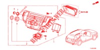 CENTER MODULE (NAVIGATION) voor Honda ACCORD TOURER 2.0 ELEGANCE PACK 5 deuren 6-versnellings handgeschakelde versnellingsbak 2013
