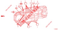 DOORVOERTULLE (INFERIEUR) voor Honda ACCORD TOURER 2.0 ELEGANCE PACK 5 deuren 6-versnellings handgeschakelde versnellingsbak 2013