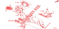 INSTRUMENTEN AFWERKING (COTE DE CONDUCTEUR) (LH) voor Honda ACCORD TOURER 2.0 ELEGANCE PACK 5 deuren 6-versnellings handgeschakelde versnellingsbak 2013