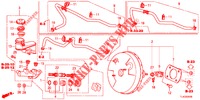 REM HOOFDCILINDER/HOOFDSPANNING (LH) voor Honda ACCORD TOURER 2.0 ELEGANCE PACK 5 deuren 6-versnellings handgeschakelde versnellingsbak 2013