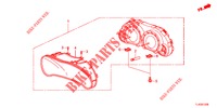 SNELHEIDSMETER  voor Honda ACCORD TOURER 2.0 ELEGANCE PACK 5 deuren 6-versnellings handgeschakelde versnellingsbak 2013