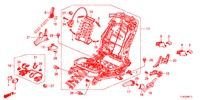 V. ZITTING COMPONENTEN (G.) (HAUTEUR MANUELLE) voor Honda ACCORD TOURER 2.0 ELEGANCE PACK 5 deuren 6-versnellings handgeschakelde versnellingsbak 2013