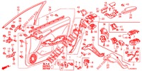 VOOR PORTIER VOERING (LH) voor Honda ACCORD TOURER 2.0 ELEGANCE PACK 5 deuren 6-versnellings handgeschakelde versnellingsbak 2013