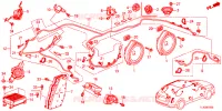 RADIO ANTENNE/LUIDSPREKER (LH) voor Honda ACCORD TOURER EXECUTIVE 5 deuren 6-versnellings handgeschakelde versnellingsbak 2013