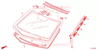 VOOR RUIT/ ACHTER RUIT  voor Honda ACCORD S 4 deuren 5-traps automatische versnellingsbak 2012