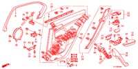 ACHTER PORTIER VOERING(4DE)  voor Honda ACCORD DIESEL 2.2 COMFORT 4 deuren 6-versnellings handgeschakelde versnellingsbak 2012