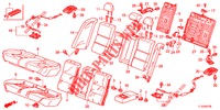 ACHTER ZITTING/VEILIGHEIDSGORDEL(2DE)  voor Honda ACCORD DIESEL 2.2 COMFORT 4 deuren 6-versnellings handgeschakelde versnellingsbak 2012