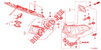 ACHTERLICHT/KENTEKEN LICHT (PGM FI)  voor Honda ACCORD DIESEL 2.2 COMFORT 4 deuren 6-versnellings handgeschakelde versnellingsbak 2012