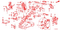 BEDIENINGSEENNEID (CABINE) (1) (LH) voor Honda ACCORD DIESEL 2.2 COMFORT 4 deuren 6-versnellings handgeschakelde versnellingsbak 2012