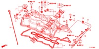 CILINDERKOP AFDEKKING (DIESEL) voor Honda ACCORD DIESEL 2.2 COMFORT 4 deuren 6-versnellings handgeschakelde versnellingsbak 2012