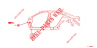DOORVOERTULLE (LATERAL) voor Honda ACCORD DIESEL 2.2 COMFORT 4 deuren 6-versnellings handgeschakelde versnellingsbak 2012