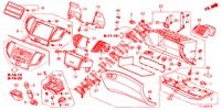 INSTRUMENTEN AFWERKING (COTE DE PASSAGER) (LH) voor Honda ACCORD DIESEL 2.2 COMFORT 4 deuren 6-versnellings handgeschakelde versnellingsbak 2012