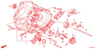 KOPPELING BEHUIZING (DIESEL) voor Honda ACCORD DIESEL 2.2 COMFORT 4 deuren 6-versnellings handgeschakelde versnellingsbak 2012