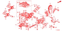 OLIEPOMP (DIESEL) voor Honda ACCORD DIESEL 2.2 COMFORT 4 deuren 6-versnellings handgeschakelde versnellingsbak 2012