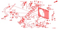 RADIATOR SLANG/RESERVETANK (DIESEL) voor Honda ACCORD DIESEL 2.2 COMFORT 4 deuren 6-versnellings handgeschakelde versnellingsbak 2012