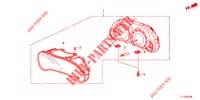 SNELHEIDSMETER  voor Honda ACCORD DIESEL 2.2 COMFORT 4 deuren 6-versnellings handgeschakelde versnellingsbak 2012