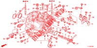 TRANSMISSIE HUIS (DIESEL) voor Honda ACCORD DIESEL 2.2 COMFORT 4 deuren 6-versnellings handgeschakelde versnellingsbak 2012