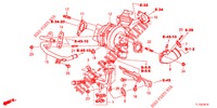 TURBOLADER SYSTEEM (DIESEL) voor Honda ACCORD DIESEL 2.2 COMFORT 4 deuren 6-versnellings handgeschakelde versnellingsbak 2012