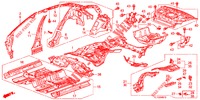 VLOER/BINNEN PANELEN  voor Honda ACCORD DIESEL 2.2 COMFORT 4 deuren 6-versnellings handgeschakelde versnellingsbak 2012