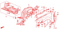 VOOR KAPPEN  voor Honda ACCORD DIESEL 2.2 COMFORT 4 deuren 6-versnellings handgeschakelde versnellingsbak 2012