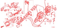 VOOR PORTIER SLOTEN/BUITEN HENDEL  voor Honda ACCORD DIESEL 2.2 COMFORT 4 deuren 6-versnellings handgeschakelde versnellingsbak 2012