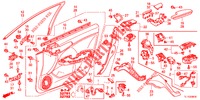VOOR PORTIER VOERING (LH) voor Honda ACCORD DIESEL 2.2 COMFORT 4 deuren 6-versnellings handgeschakelde versnellingsbak 2012