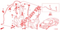 VOOR RUITEWISSER (2DE)  voor Honda ACCORD DIESEL 2.2 COMFORT 4 deuren 6-versnellings handgeschakelde versnellingsbak 2012