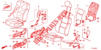 VOOR ZITTING/VEILIGHEIDSRIEMEN (D.) (LH) voor Honda ACCORD DIESEL 2.2 COMFORT 4 deuren 6-versnellings handgeschakelde versnellingsbak 2012