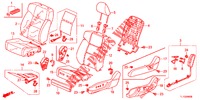 VOOR ZITTING/VEILIGHEIDSRIEMEN (G.) (LH) voor Honda ACCORD DIESEL 2.2 COMFORT 4 deuren 6-versnellings handgeschakelde versnellingsbak 2012