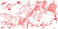 ACHTER ZITTING/VEILIGHEIDSGORDEL(2DE)  voor Honda ACCORD DIESEL 2.2 COMFORT 4 deuren 5-traps automatische versnellingsbak 2012