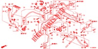 AIRCONDITIONER (FLEXIBLES/TUYAUX) (DIESEL) (LH) voor Honda ACCORD DIESEL 2.2 COMFORT 4 deuren 5-traps automatische versnellingsbak 2012