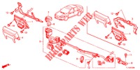 AT BEDIENINGSEENHEID  voor Honda ACCORD DIESEL 2.2 COMFORT 4 deuren 5-traps automatische versnellingsbak 2012