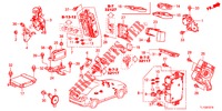 BEDIENINGSEENNEID (CABINE) (1) (LH) voor Honda ACCORD DIESEL 2.2 COMFORT 4 deuren 5-traps automatische versnellingsbak 2012