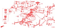 BRANDSTOF TANK (DIESEL) voor Honda ACCORD DIESEL 2.2 COMFORT 4 deuren 5-traps automatische versnellingsbak 2012