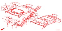 DAK VOERING  voor Honda ACCORD DIESEL 2.2 COMFORT 4 deuren 5-traps automatische versnellingsbak 2012