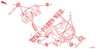 DOORVOERTULLE (ARRIERE) voor Honda ACCORD DIESEL 2.2 COMFORT 4 deuren 5-traps automatische versnellingsbak 2012