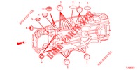 DOORVOERTULLE (INFERIEUR) voor Honda ACCORD DIESEL 2.2 COMFORT 4 deuren 5-traps automatische versnellingsbak 2012