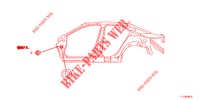 DOORVOERTULLE (LATERAL) voor Honda ACCORD DIESEL 2.2 COMFORT 4 deuren 5-traps automatische versnellingsbak 2012