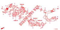 EGR KLEP (DIESEL) voor Honda ACCORD DIESEL 2.2 COMFORT 4 deuren 5-traps automatische versnellingsbak 2012
