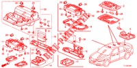 INTERIEUR VERLICHTING (2) voor Honda ACCORD DIESEL 2.2 COMFORT 4 deuren 5-traps automatische versnellingsbak 2012