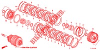 KOPPELING (4EME 5EME) (DIESEL) voor Honda ACCORD DIESEL 2.2 COMFORT 4 deuren 5-traps automatische versnellingsbak 2012