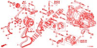 MOTOR BEVESTIGING BEUGEL (DIESEL) voor Honda ACCORD DIESEL 2.2 COMFORT 4 deuren 5-traps automatische versnellingsbak 2012