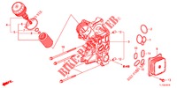 OLIEFILTER HOUDER (DIESEL) voor Honda ACCORD DIESEL 2.2 COMFORT 4 deuren 5-traps automatische versnellingsbak 2012