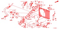 RADIATOR SLANG/RESERVETANK (DIESEL) voor Honda ACCORD DIESEL 2.2 COMFORT 4 deuren 5-traps automatische versnellingsbak 2012