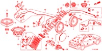 RADIO ANTENNE/LUIDSPREKER (LH) voor Honda ACCORD DIESEL 2.2 COMFORT 4 deuren 5-traps automatische versnellingsbak 2012