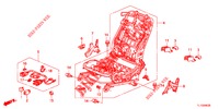 V. ZITTING COMPONENTEN (D.) (SIEGE REGLAGE MANUEL) voor Honda ACCORD DIESEL 2.2 COMFORT 4 deuren 5-traps automatische versnellingsbak 2012