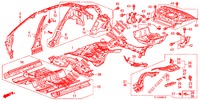 VLOER/BINNEN PANELEN  voor Honda ACCORD DIESEL 2.2 COMFORT 4 deuren 5-traps automatische versnellingsbak 2012
